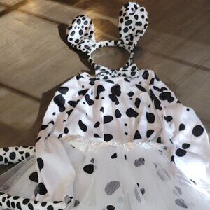 Halloween Costume, 101 Dalmations with Accessories, Size 5-7 Years